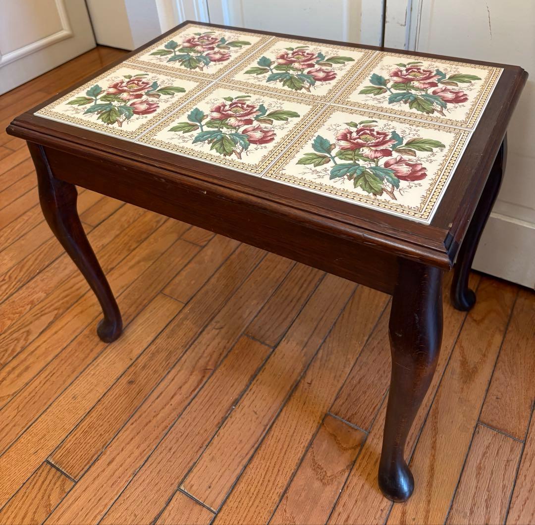 TILECRAFTS社製 英国 ヴィンテージタイル ティーテーブル ビクトリアン