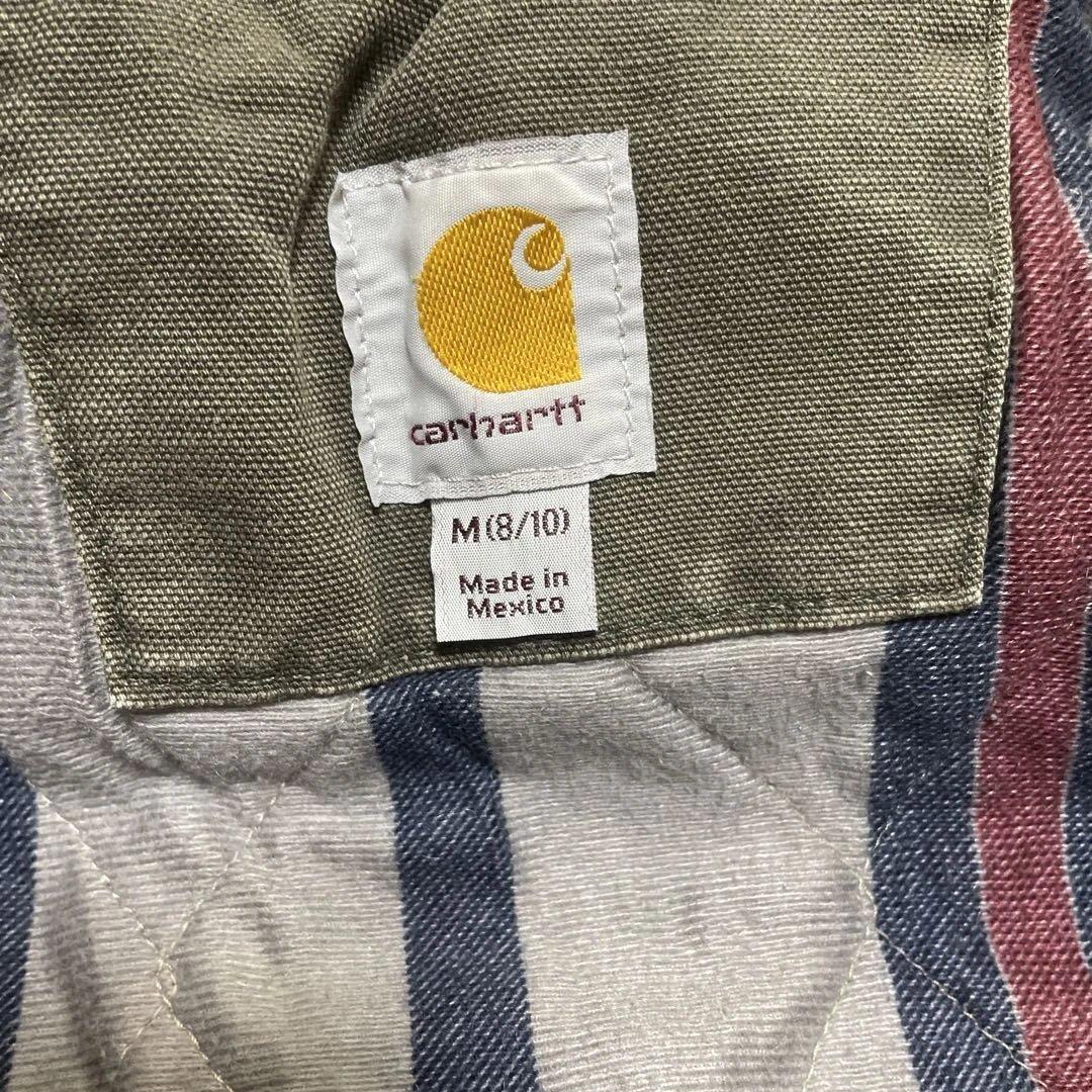 ド*君様 メキシコ製 Carhartt ダックジャケット モスグリーン サイズM