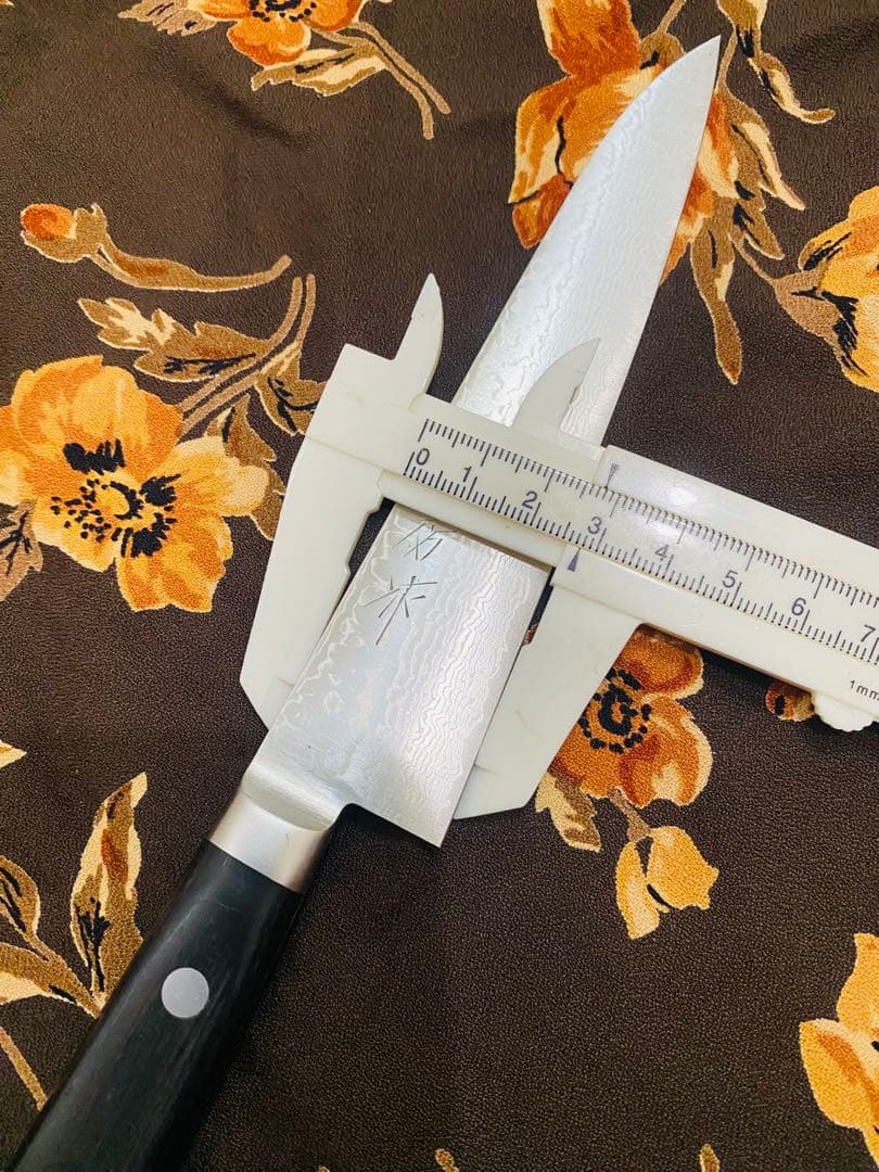 岩井 貴行 V金10号 ダマスカス ペティーナイフ 150mm 合板柄