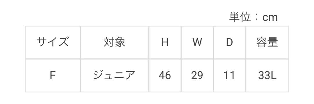 最後のお値下げ❗️ポンポネットジュニア　33L　スクールリュック