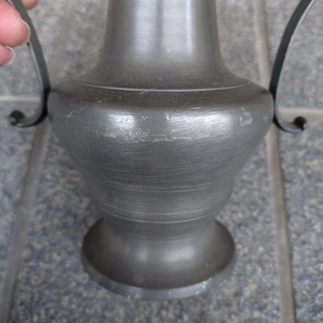 フランス　エタン製 錫　花瓶