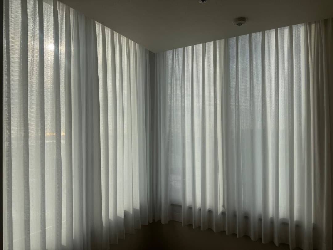 大塚家具　オーダーカーテン　レース　高級　防火　F001