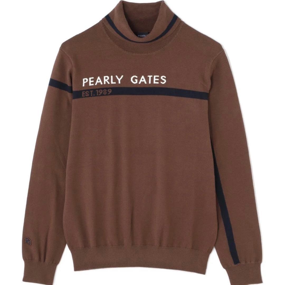 パーリーゲイツ☆新品 ソフトタッチハイネックニット プルオーバー