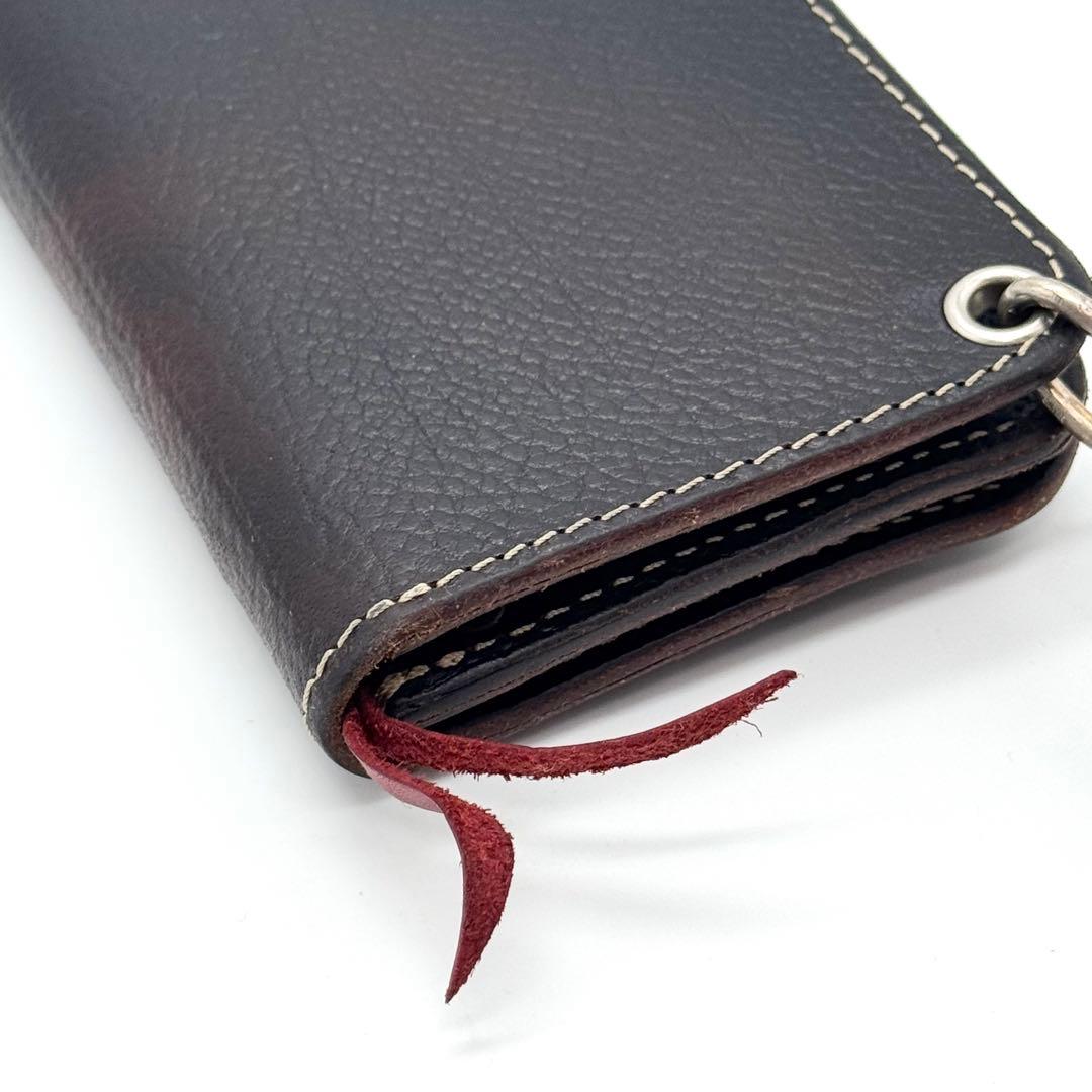 極美品 LARRY SMITH トラッカーズウォレット　ラリースミス コンチョ