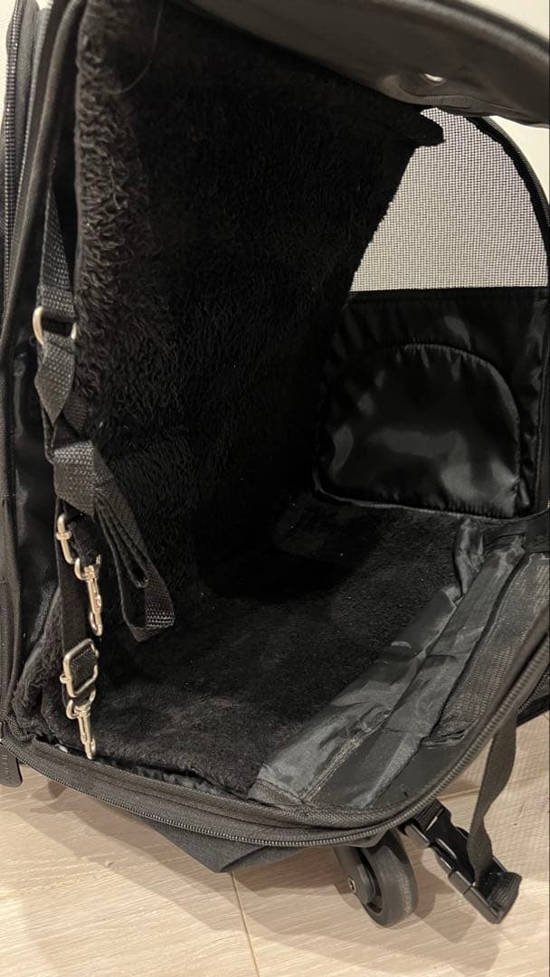 AIRBUGGY製　ブラック 中〜小型犬用 ペットキャリー