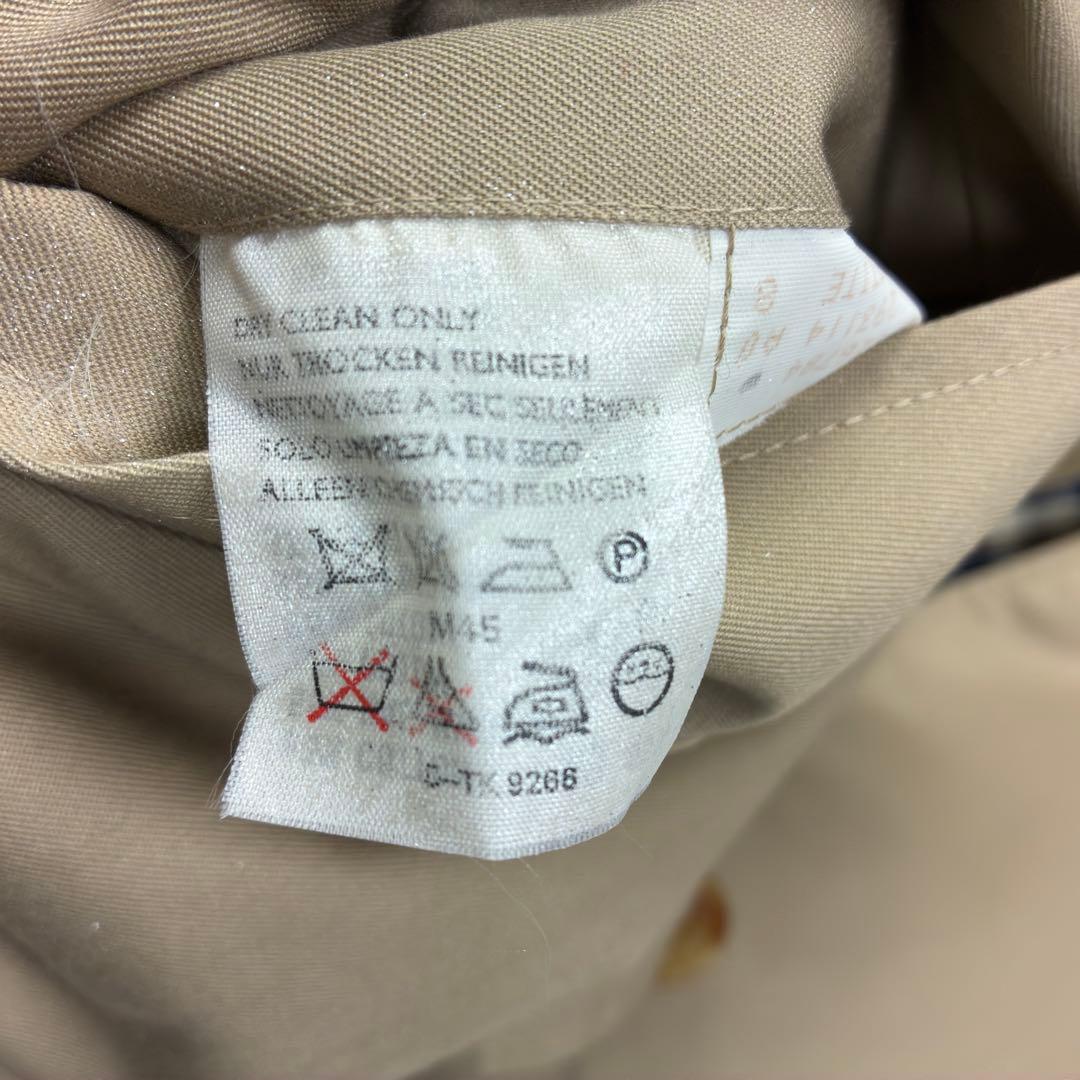 極美品　アクアスキュータム　マキシ丈　ボリューム袖　シングルトレンチコート　M