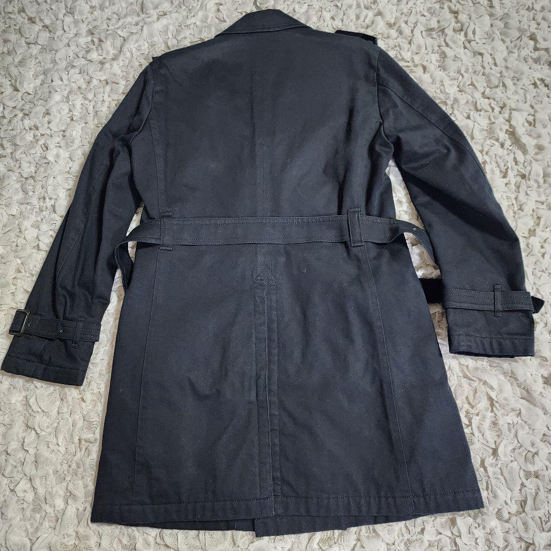 アキバーバリーブラックレーベル ノバチェック ダブル トレンチコート