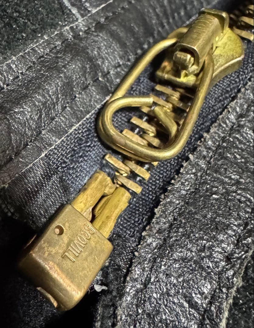 AVIREX 米国製 B-3 ボンバージャケット ブラックボア ムートン 38