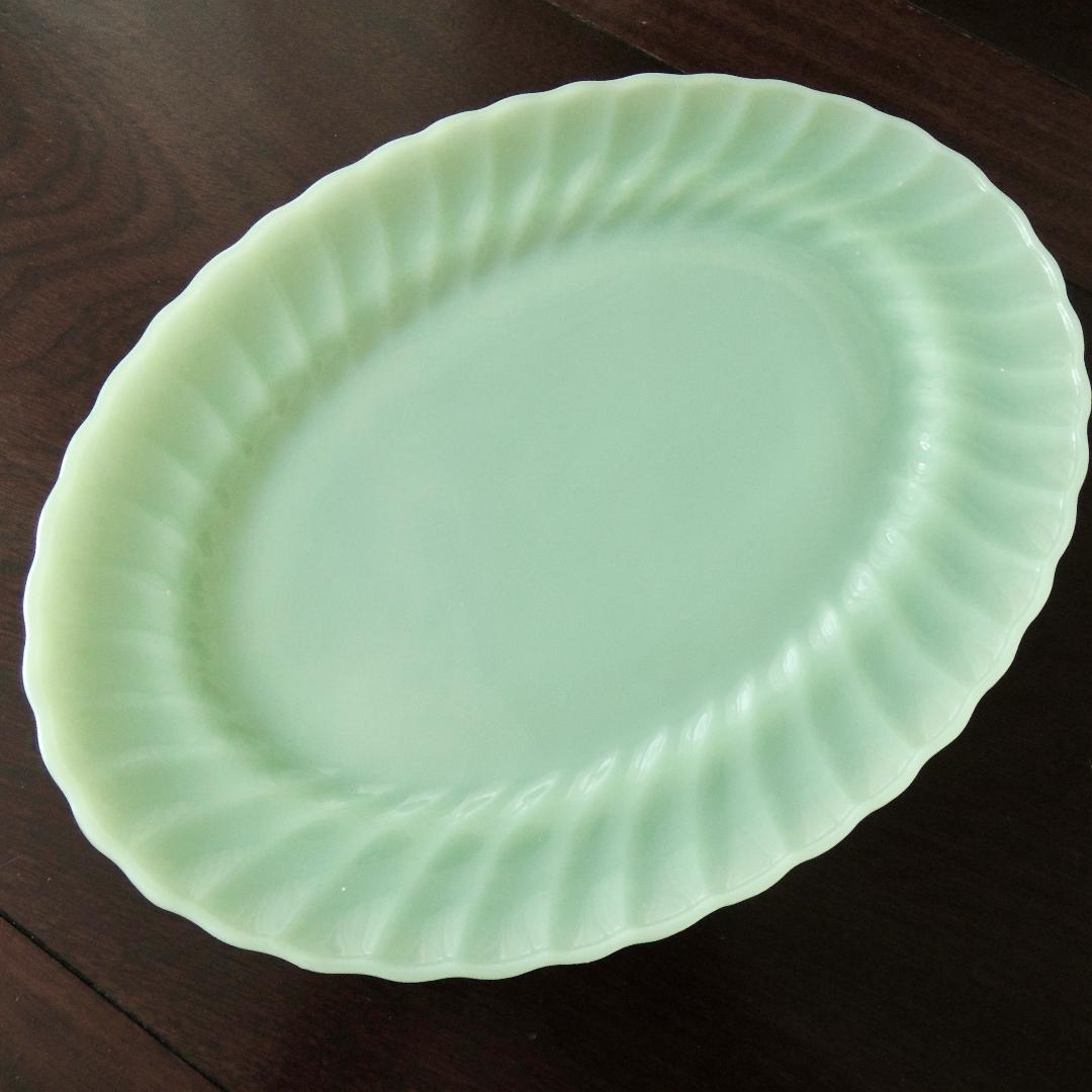 超美品! ファイヤーキング シェル オーバルプラッター ジェダイ No.002