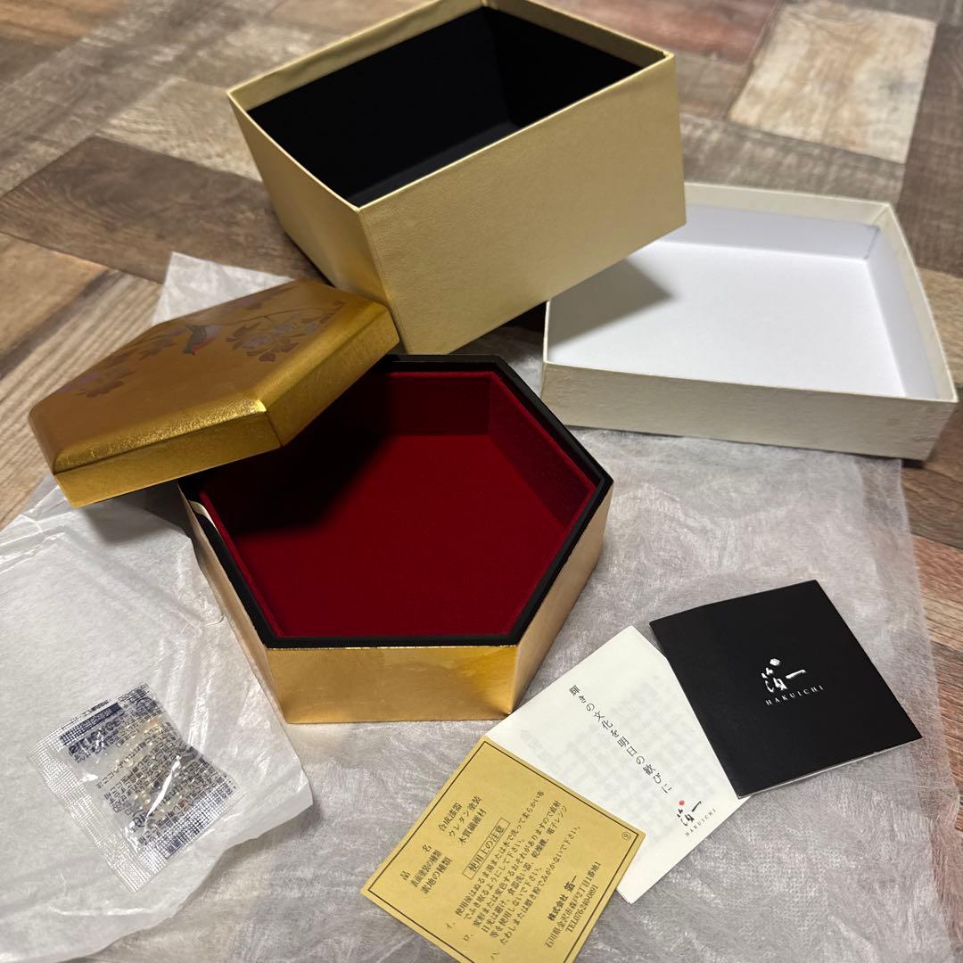 箔一 花見鳥 小箱