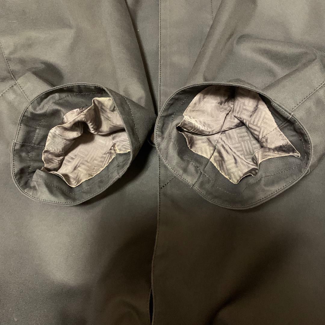 ポールスチュアート　メンズ　ステンカラーコート　ライナー取外し付き　ブラックLL