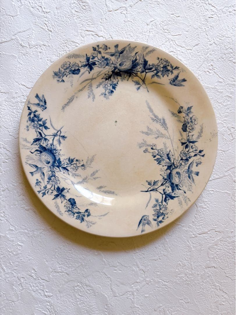 フランスアンティーク　Creil et Montereau デザート皿