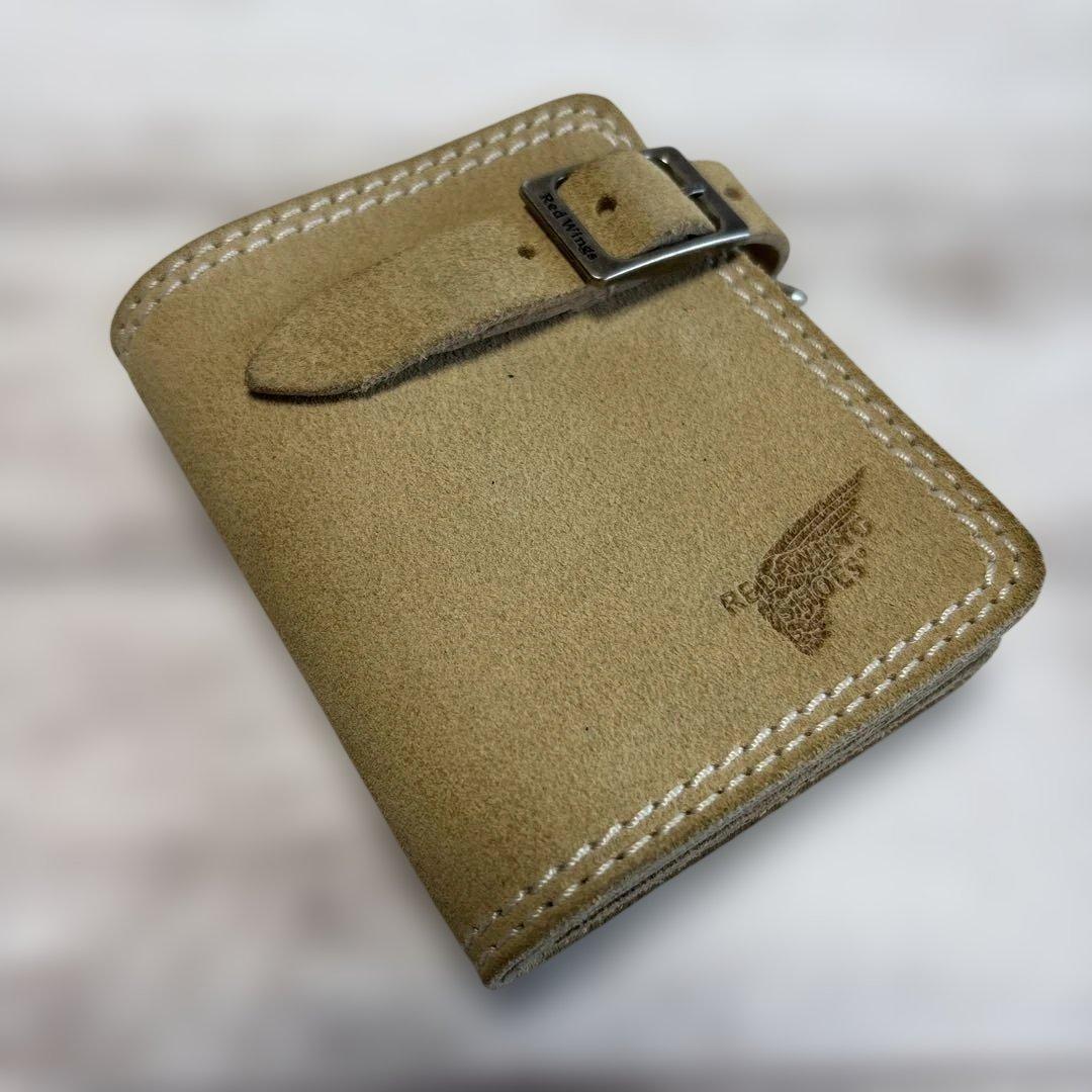 レッドウイング　二つ折り財布　廃盤美品　ベージュ