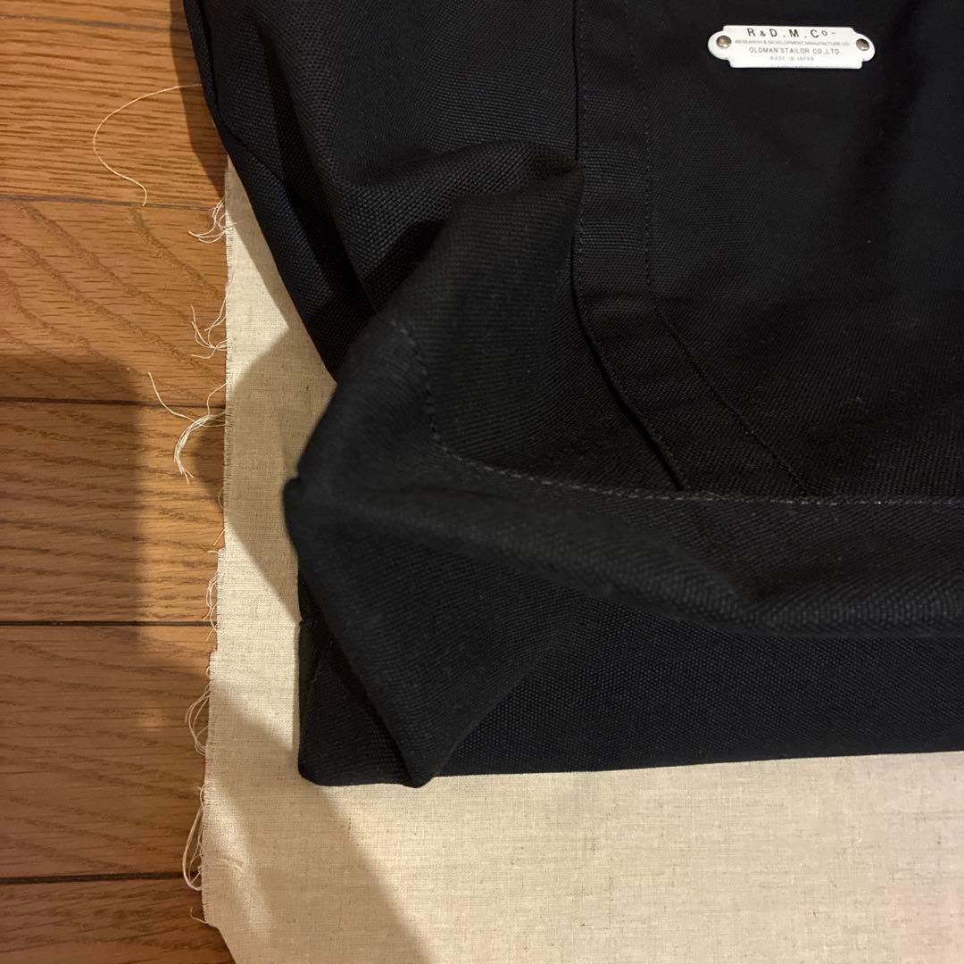 R&D.M.Co. ブラック トートバッグ LLサイズ