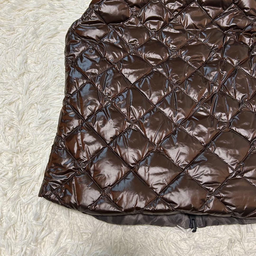 タトラス リバーシブル 2WAY ダウンベスト キルティング レオパード 2