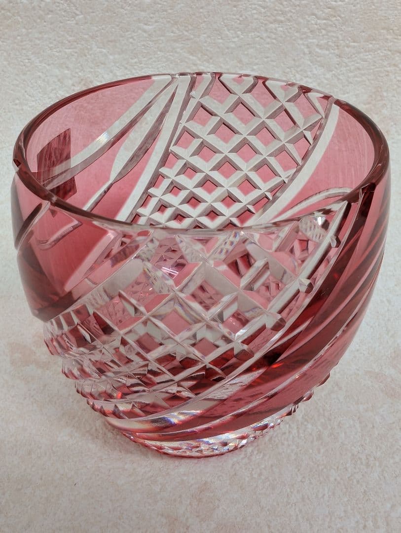 江戸切子クリスタルペア懐石杯