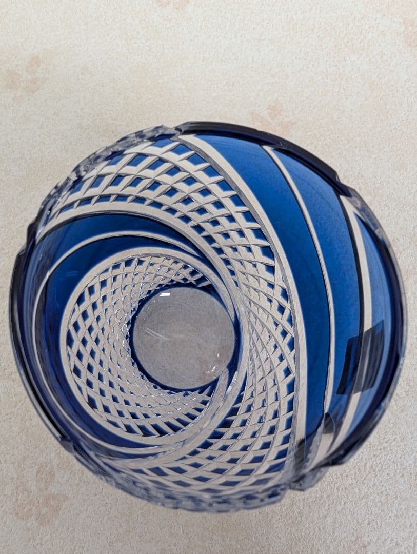 江戸切子クリスタルペア懐石杯