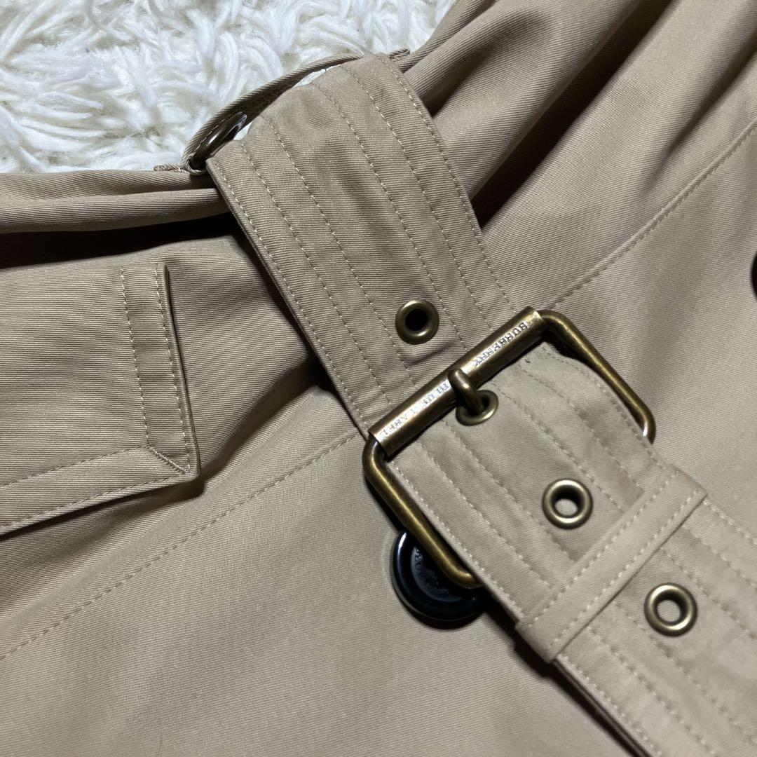 【BURBERRY】バーバリーブルーレーベル　トレンチコート　ベルト　36