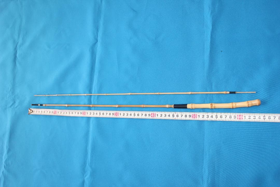 ＲNO18和竿　布袋竹タナゴ竿 半製品　後は色塗りだけで完成