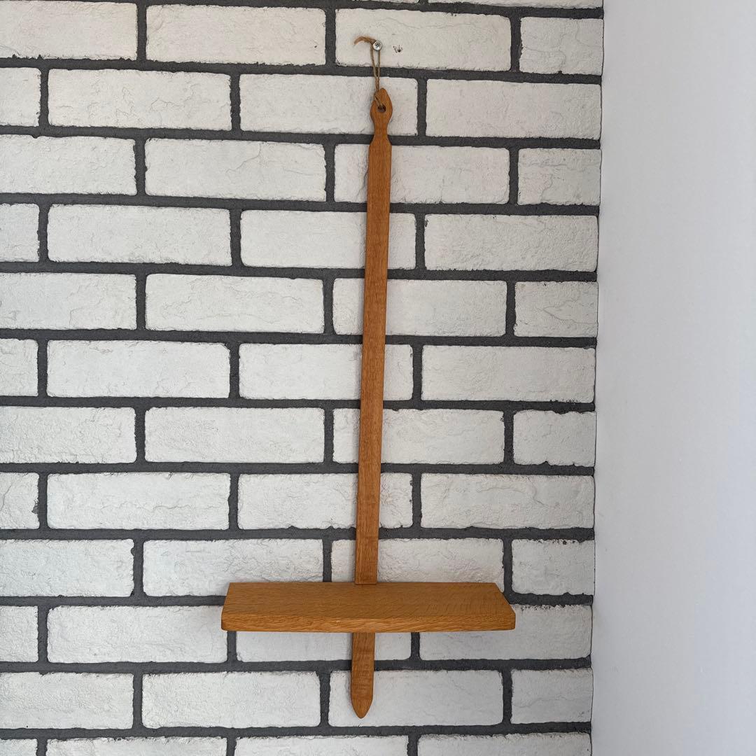 高塚和則　木工　ウォールシェルフ　棚　オーク　作家