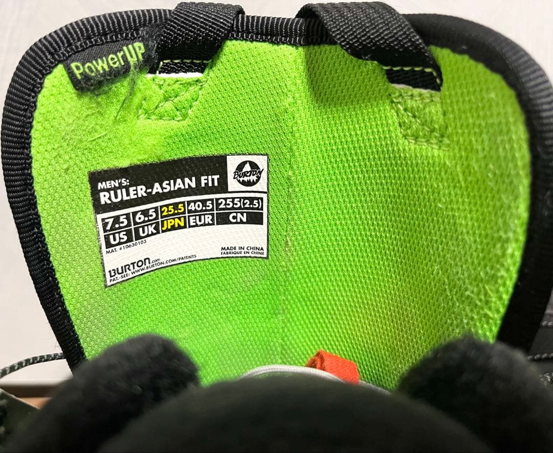 BURTON RULER ASIAN FIT 【25.5㎝】　ボードブーツ