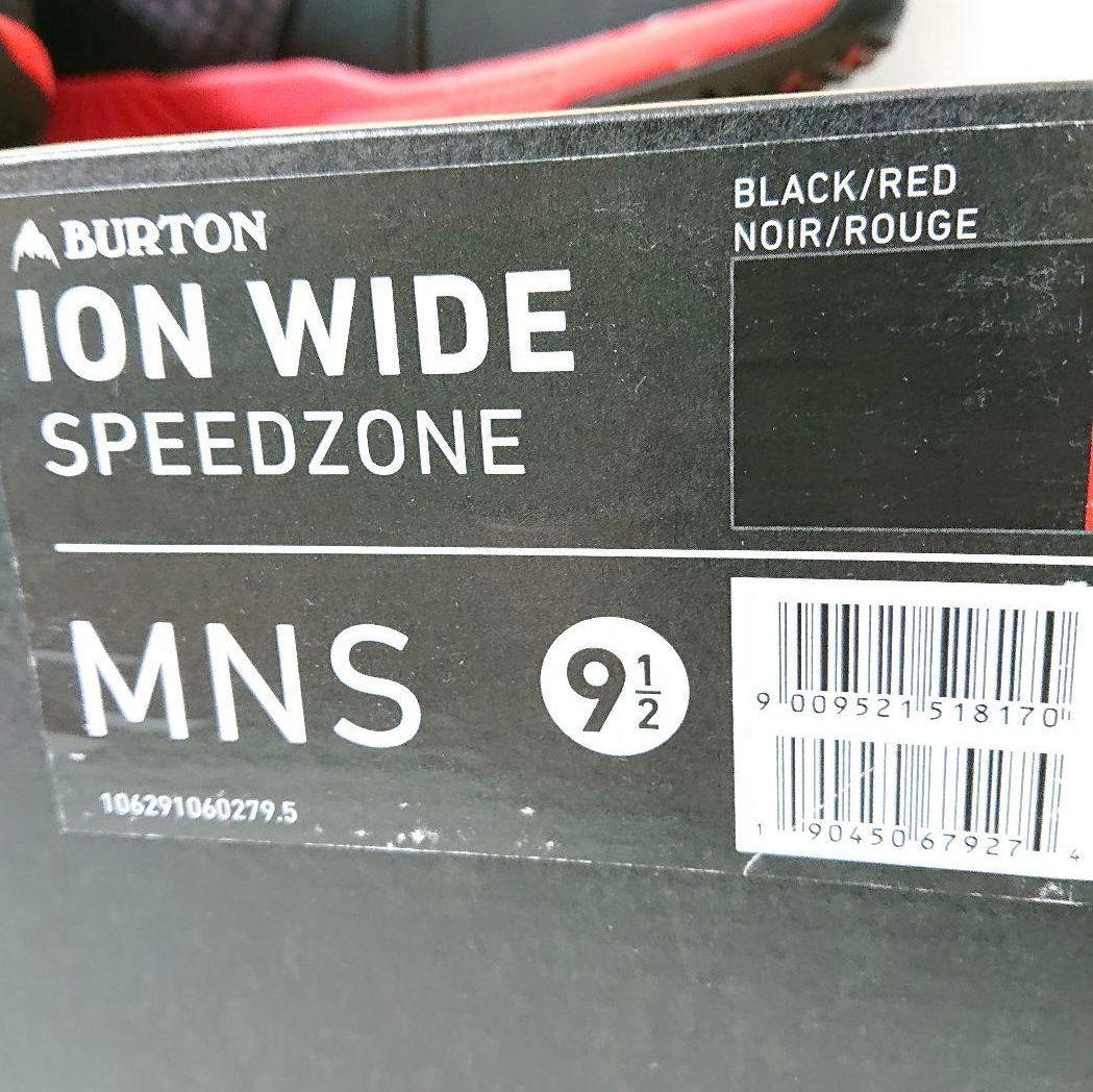 BURTONバートンionアイオンワイド27.5cmブラック黒スノーボードブーツ