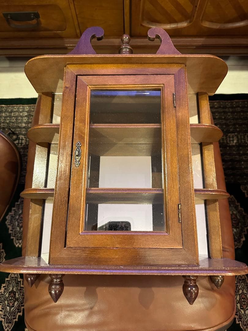 アメリカ製　ヴィンテージ　ミッドセンチュリー　背面ミラーコレクションケ