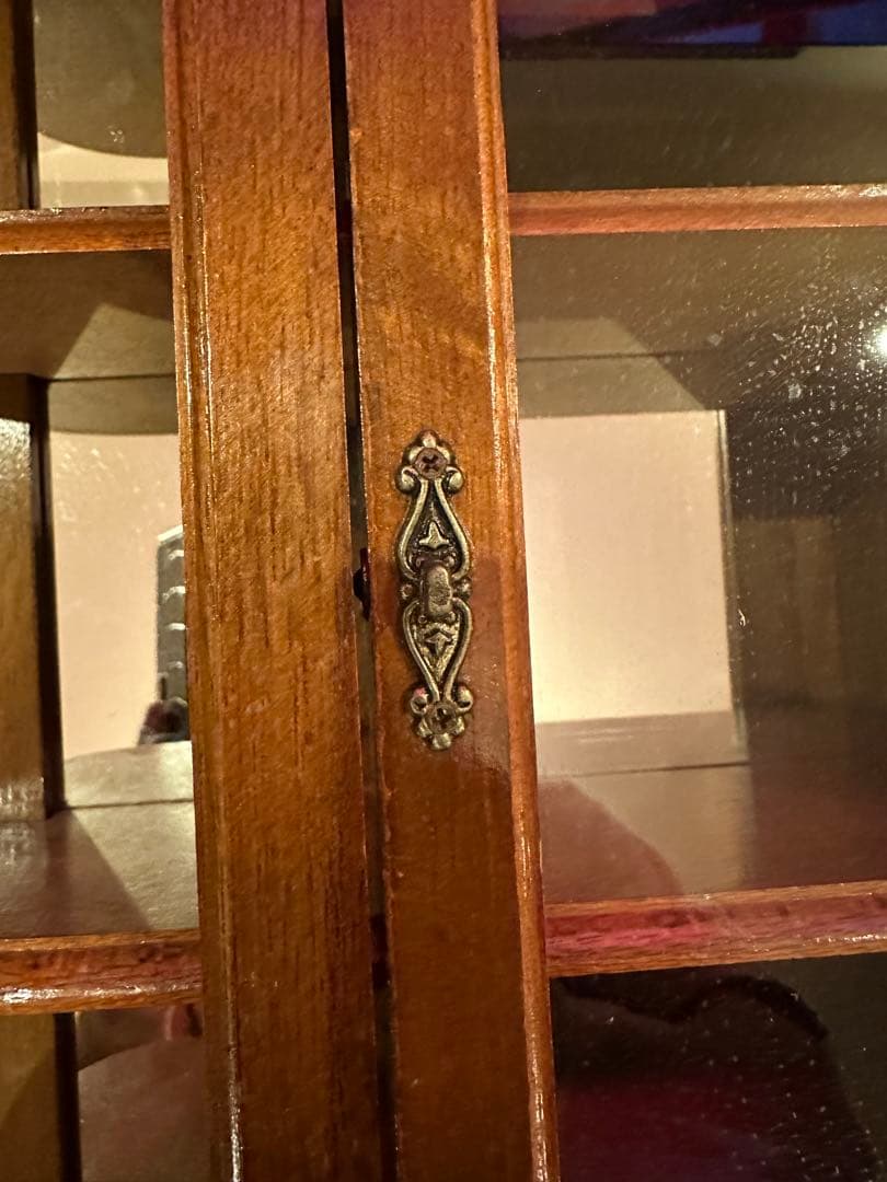 アメリカ製　ヴィンテージ　ミッドセンチュリー　背面ミラーコレクションケ