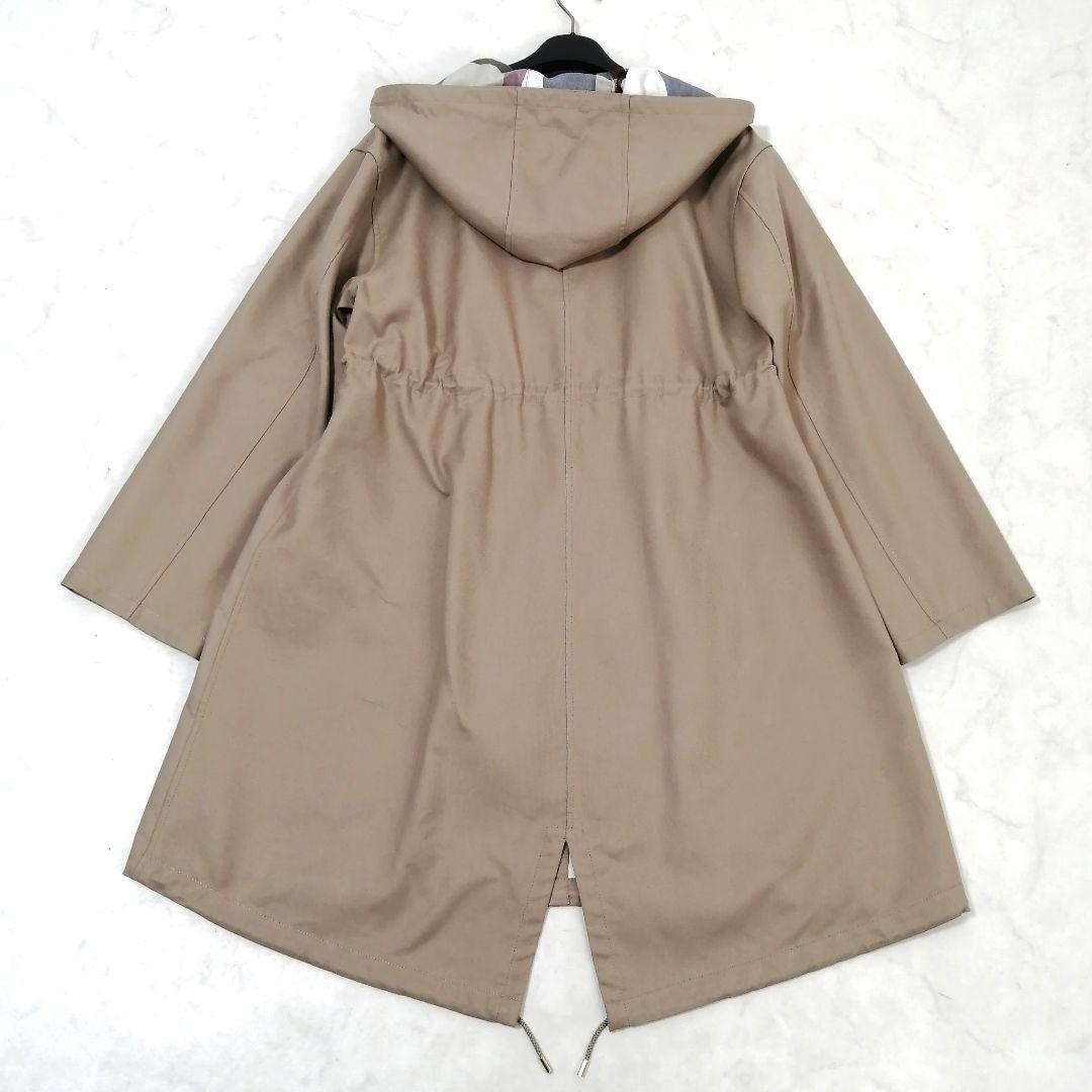 タグ付✨ ブルーレーベル　チェック コンパクト リバーシブルコート　近年　38