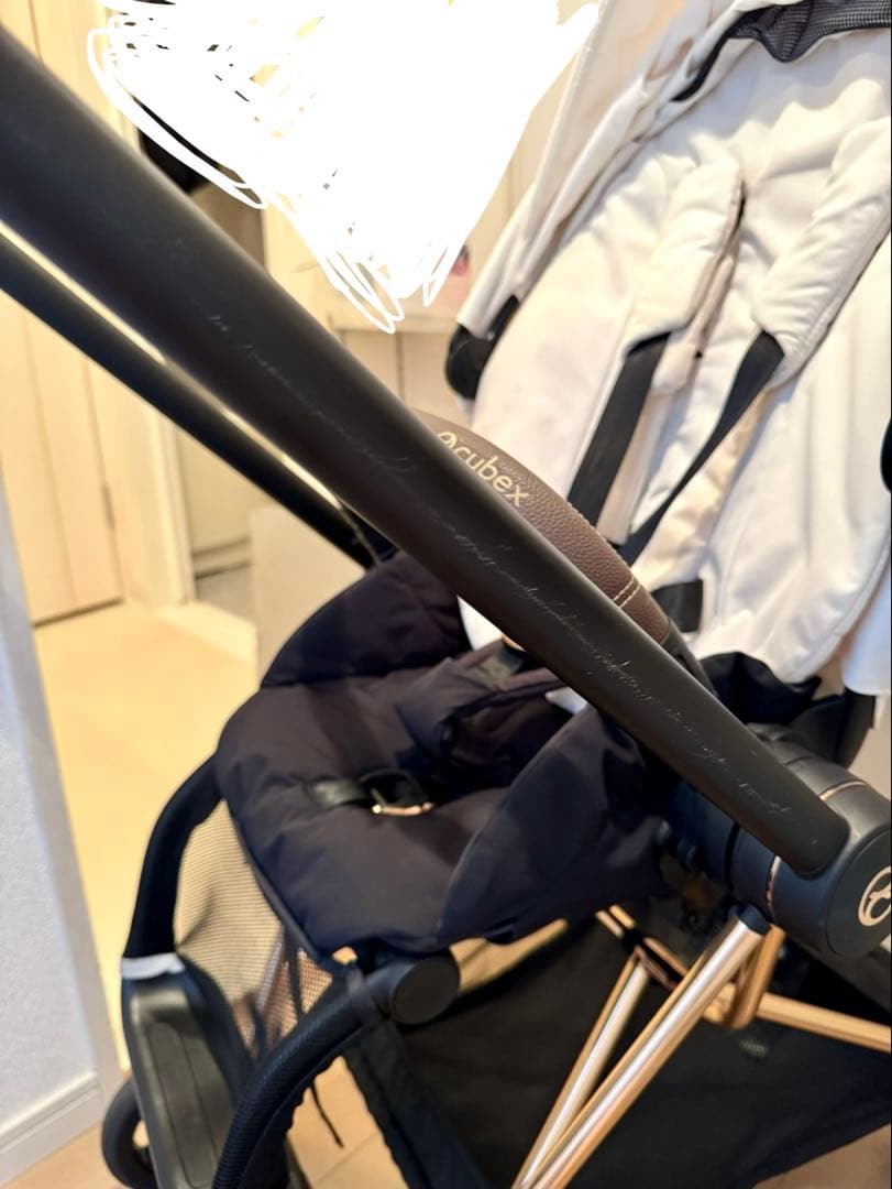 【美品】Cybex Mios サイベックス ミオス ローズゴールド オフホワイト