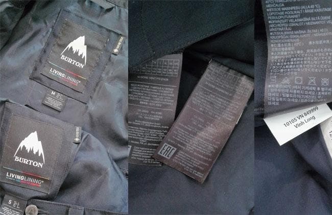 BURTON バートン ゴアテックス バガボンド スノーボードウエア 上下セット