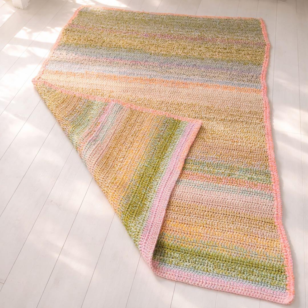 ラグ・カーペット Wool granny rug blanket sunshine