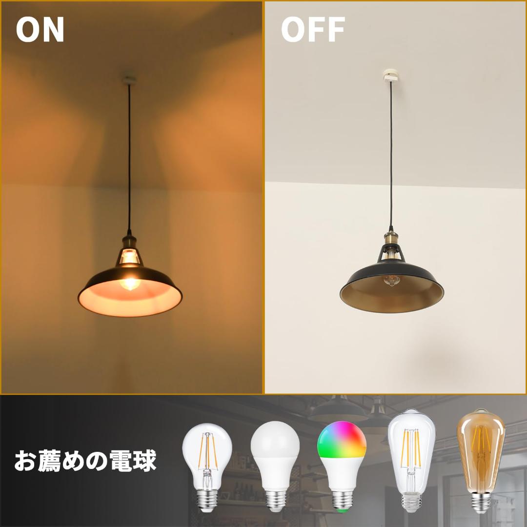 ペンダントライト インダストリアル 引き掛けシーリング式