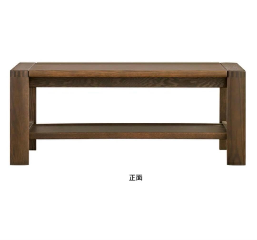 m*e様 美品 浜本工芸 センターテーブルT-2400 無垢 オーク 天然木 ジ