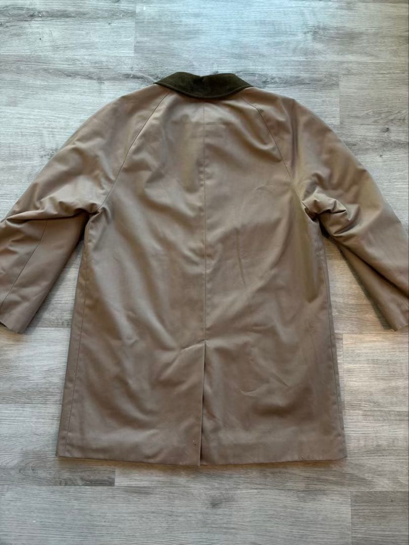 Grenfell 英国製 バルマカーンコート チェック裏地 ベージュ#464