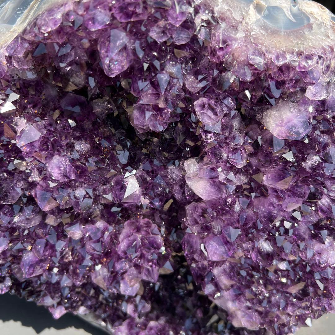 ☆極上超強開運☆絢爛華麗 超極大 美濃紫結晶☆ウルグアイ産 アメジストクラスター