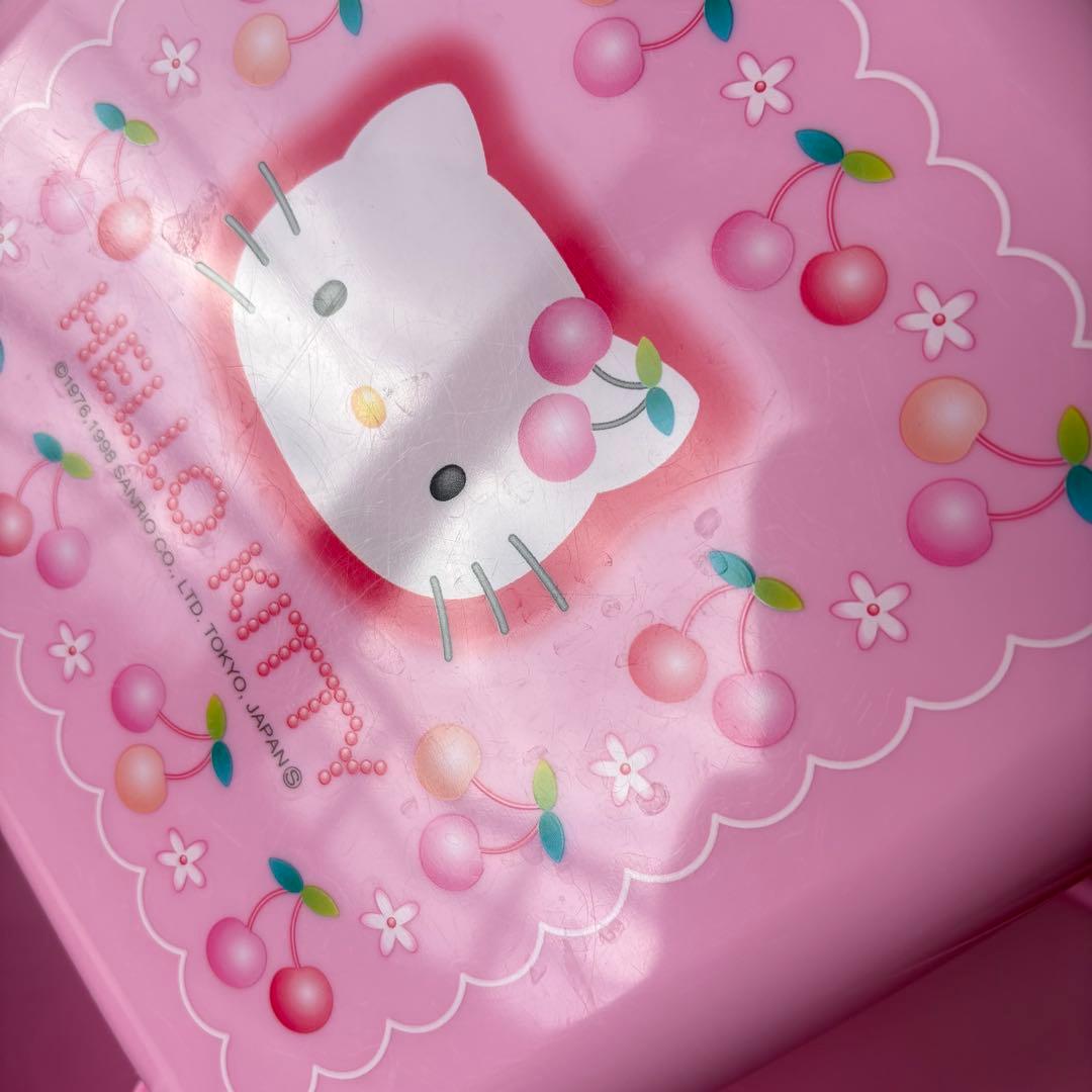 ハローキティピクニックセット　バスケットLL 重箱　ランチジャー　当時物