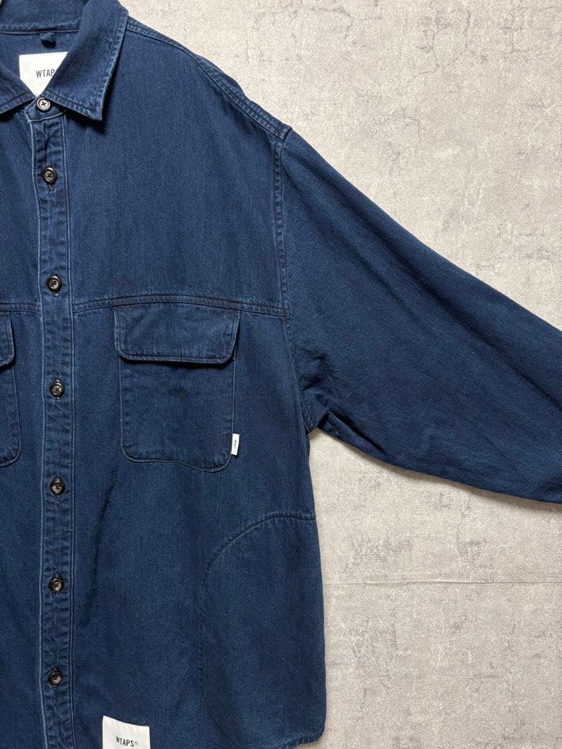 WTAPS WCPO デニムシャツ INDIGO 03 L 美品
