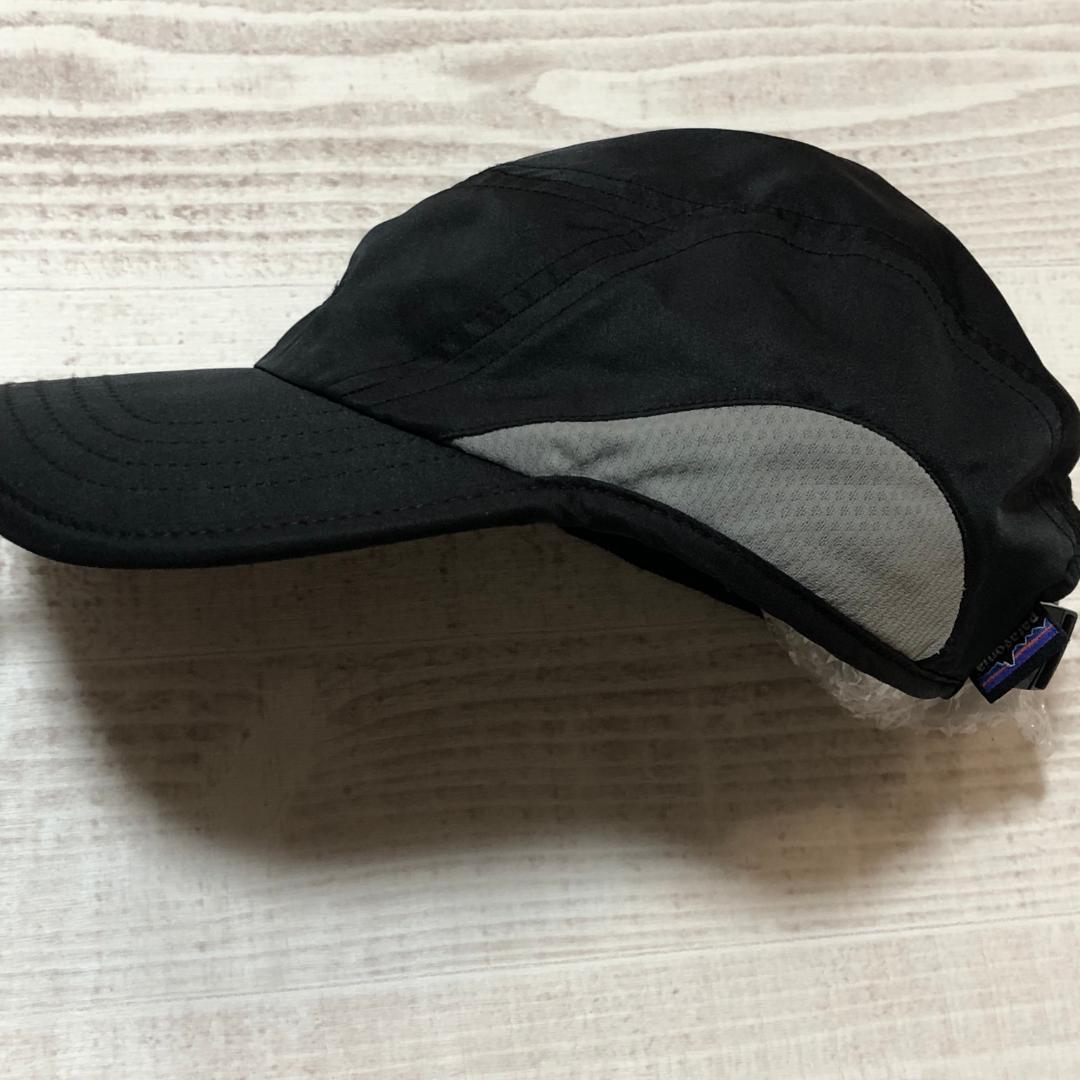夏のランに最適‼️ パタゴニア ベロシティ・キャップ レアなブラック