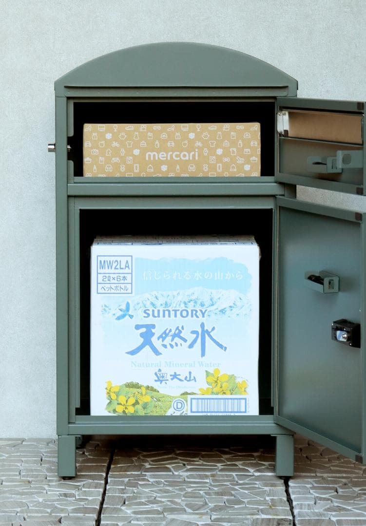 MJ PT ZA　宅配ボックス　郵便ポスト　グリーン