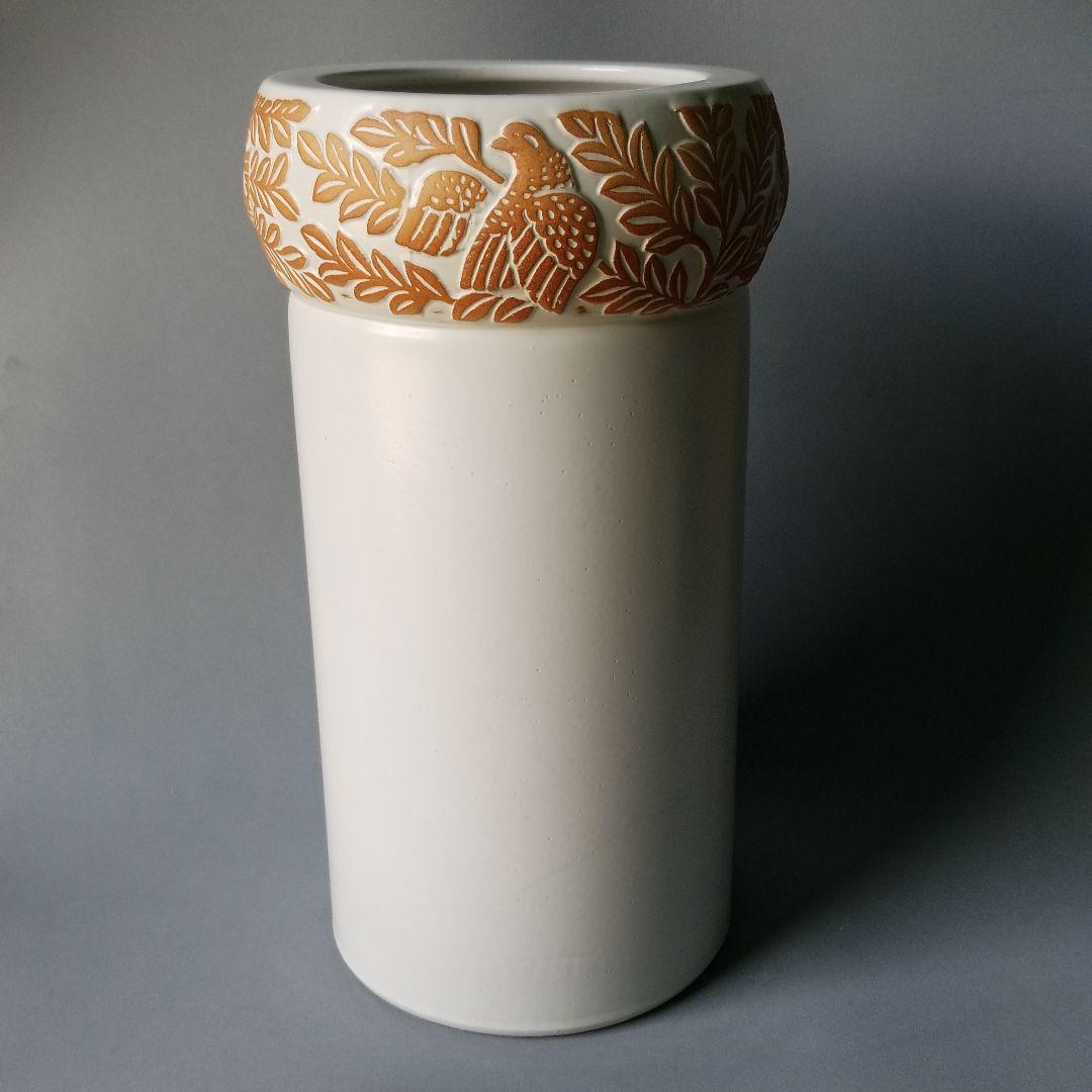 訳あり出品⤵⤵ 信楽焼傘立て  ギリシャ風 高さ４７cm