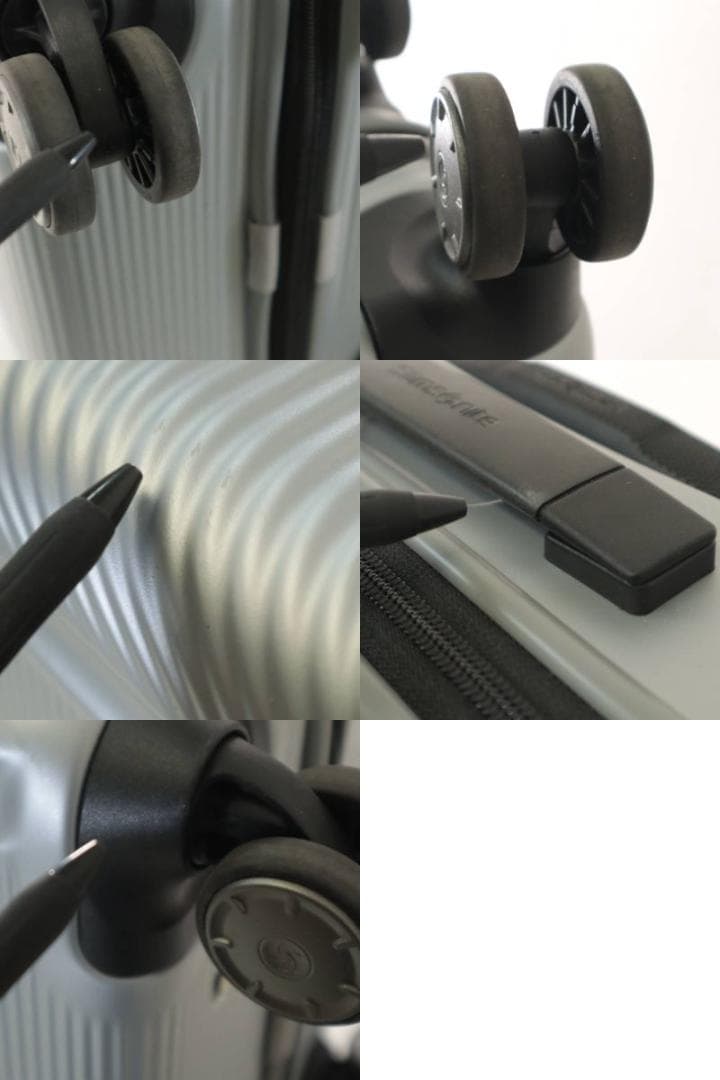 値下 展示品 サムソナイト エレメント XLT スーツケース 20インチ シルバ