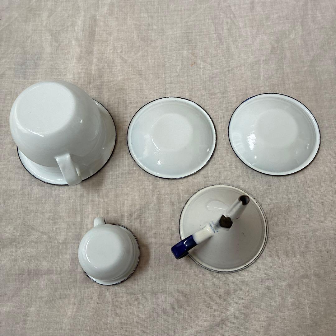 ホーローセット琺瑯　おままごとセット とおまけ