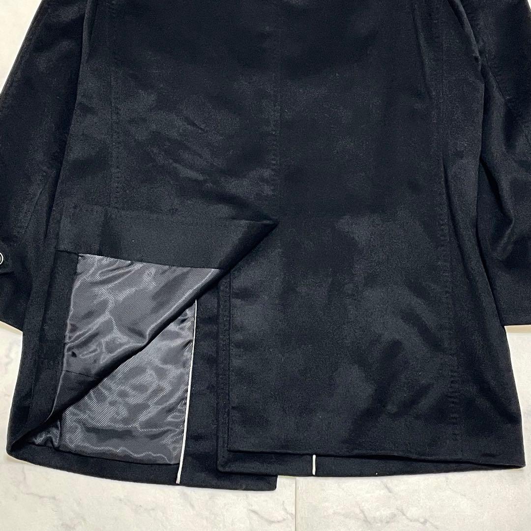 極美品✨ DURBAN カシミヤ100% ステンカラーコートブラック サイズM