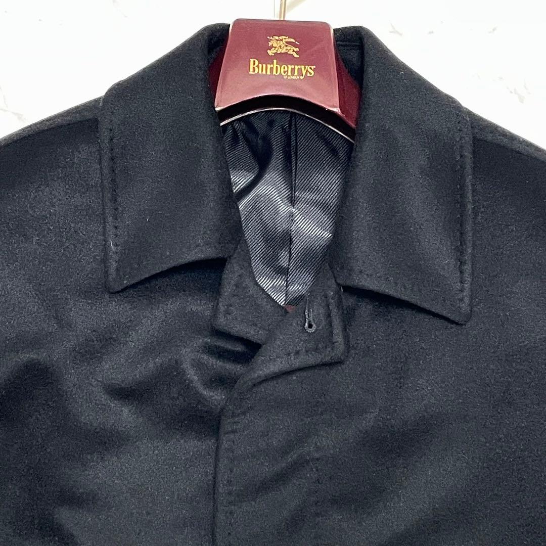 極美品✨ DURBAN カシミヤ100% ステンカラーコートブラック サイズM