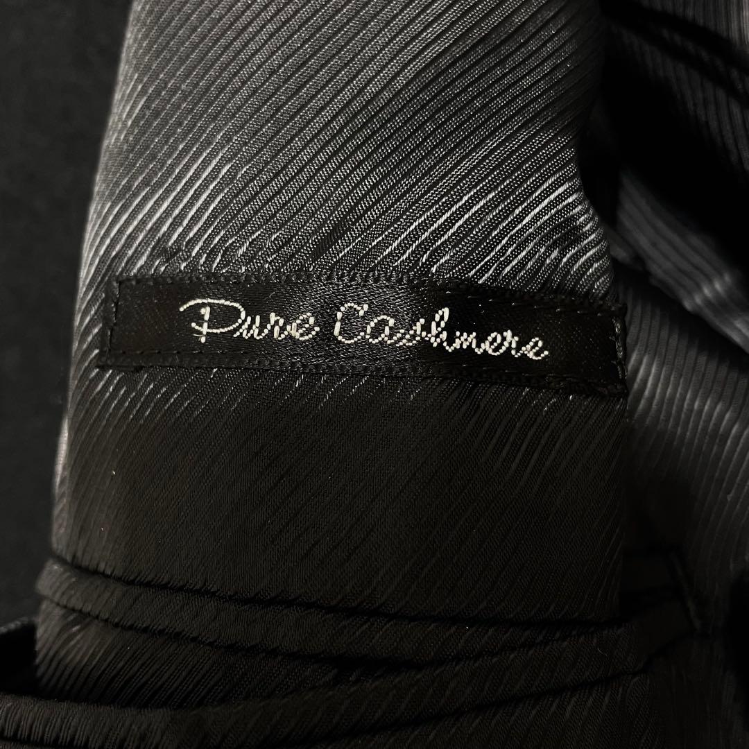 極美品✨ DURBAN カシミヤ100% ステンカラーコートブラック サイズM