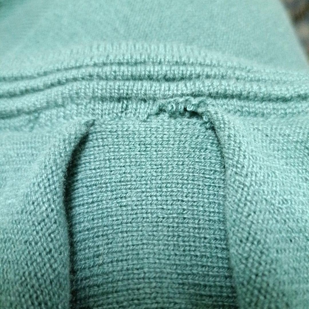 美品✨️MALO プリーツスカート 緑 40 カシミヤ100% 高級 防寒