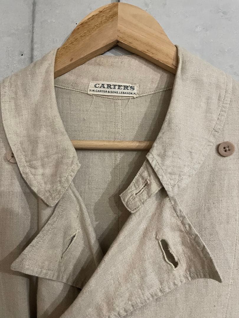 ジャケット・アウター 20s CARTERS linen double duster coat