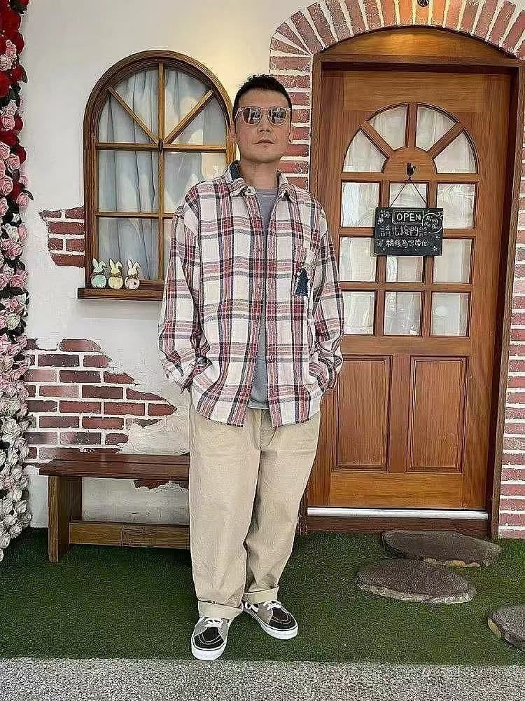 MADNESS ヘビーウォッシュ ダメージ加工 フランネルシャツ