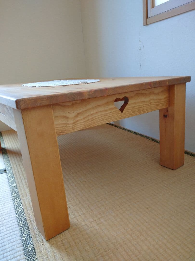 【おまけ付き】パイン材 カントリーローテーブル